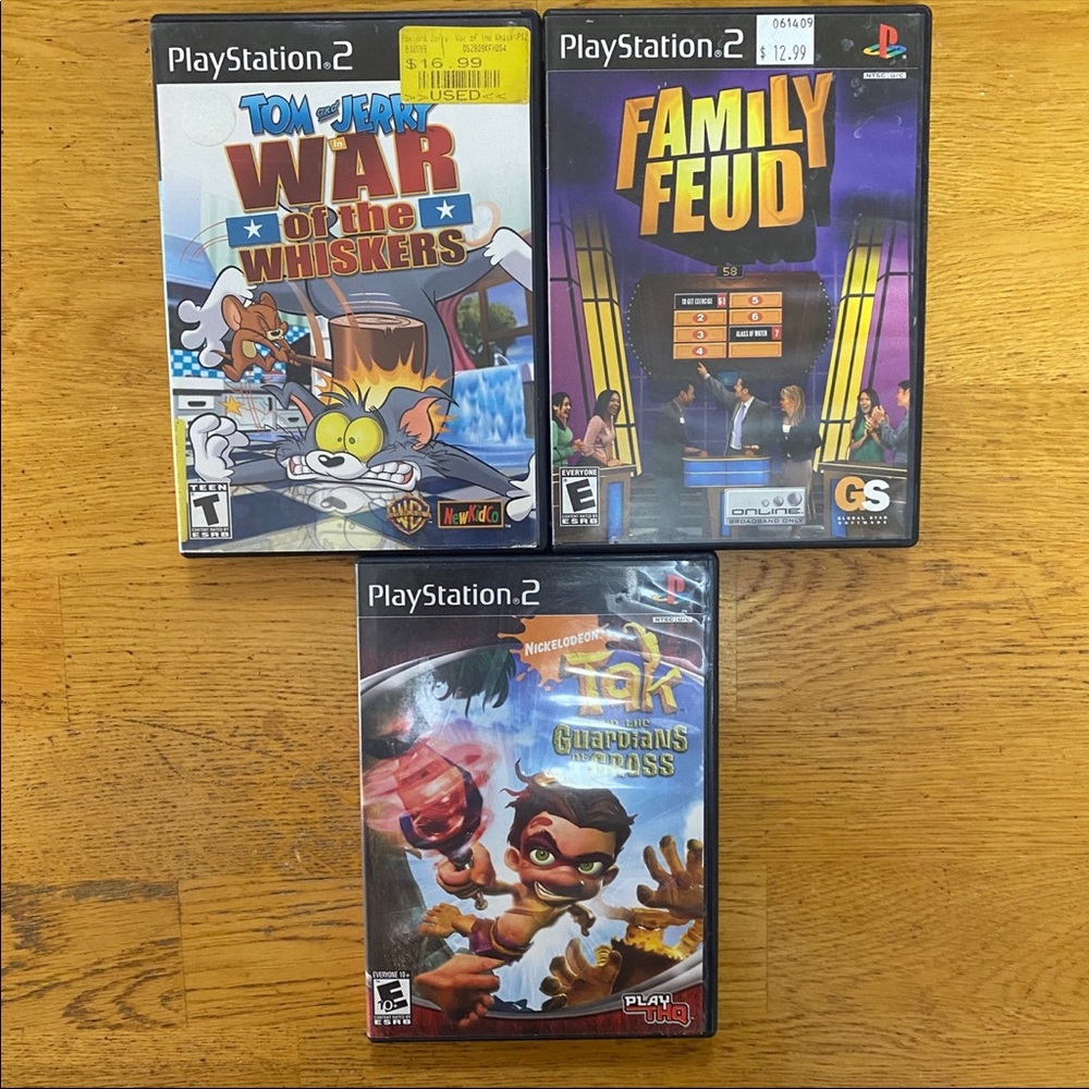 Sony PlayStation 2 PS2 Mixed Videogame Lot Of 3